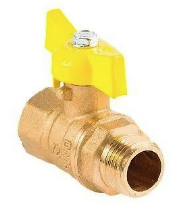 Кран 11Б27фтМ ГАЗ ДУ15 РУ16 бабочка м-шт VF