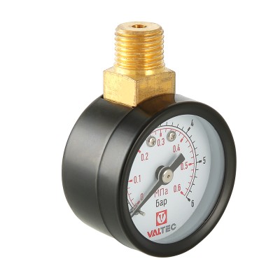 Манометр с верхним подкл. 1/4" 40мм 0-10 бар VT.TM40.VC