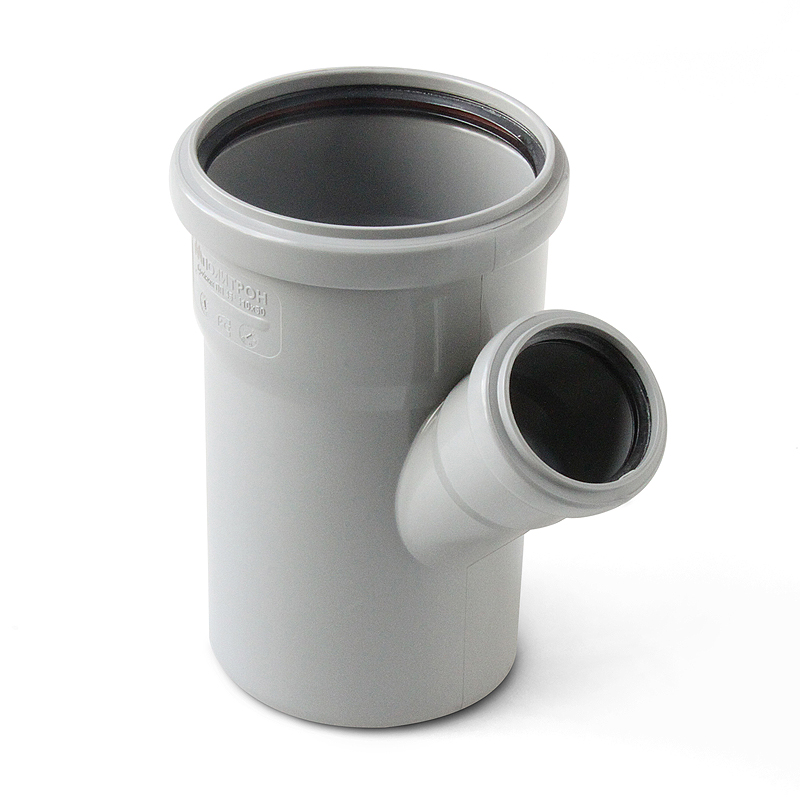 Тройник ПП косой 45гр. Дн110-50 Pro Aqua