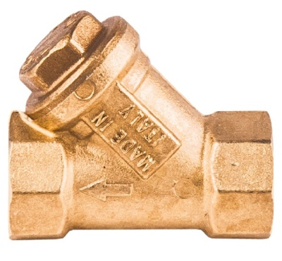 Фильтр сетчатый латунный Giacomini R74A 3/4" Ру16 арт. R74AY104, АВЕРС ГК