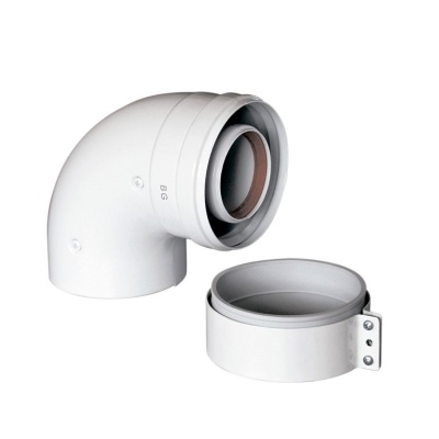 Коаксиальный отвод 90°, диам 60/100 Baxi арт. KHG71410141, АВЕРС ГК