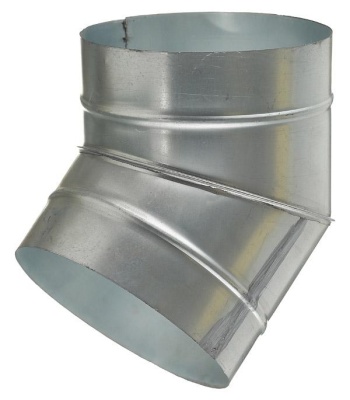 Кожух оцинкованный отвод 299/45, АВЕРС ГК