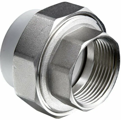 Муфта ПП разъемн. с ВР 32х1" белая Tebo, АВЕРС ГК