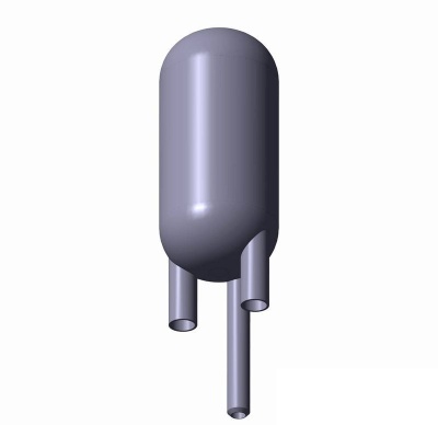 Воздухосборник горизонтальный А1И 018.000-02 D426 Ду150 серия 5.903-20, АВЕРС ГК