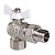 Кран шар. 1/2" угловой с амер. Valtec VT.228 БЕЛАЯ баб.