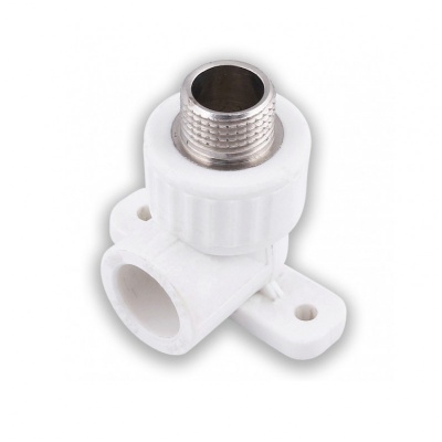 Угольник устан. ПП-НР 20-3/4" РУ10/25 бел FD, АВЕРС ГК