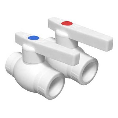 Кран ПП шаровой 25 бел. Tebo, АВЕРС ГК