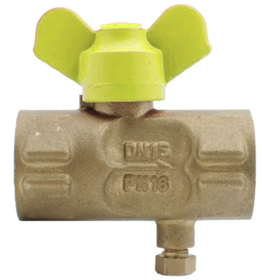 Кран 3х под ман. шар. ГАЗ ДУ15 м-G1/2–М20х1,5, АВЕРС ГК