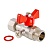 Кран шар. п/манометр 1/2"х1/4" накид.г-НР Valtec VT.806