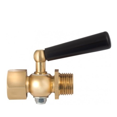 Кран 3х под ман.FМ12x1,5-FМ12x1,5 (вн.-вн.) с прокладкой и натяж гайкой, АВЕРС ГК