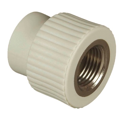 Муфта ПП комб. ВР 20х1/2" СЕРАЯ. FD, АВЕРС ГК