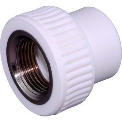 Муфта ПП комб. ВР 20х1" бел. FD, АВЕРС ГК