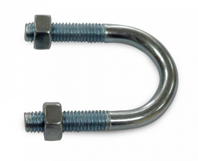 Хомут D50-Вст3сп-Ц9.хр (в компл.:4 гайки, 4 шайбы) ГОСТ 24137-80, АВЕРС ГК