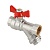 Кран шар. с фильтром 1/2" м-м Valtec VT.293 баб.