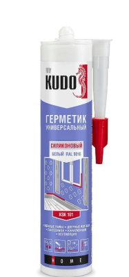Герметик KUDO Универсальный (прозрачный) 260мл, АВЕРС ГК