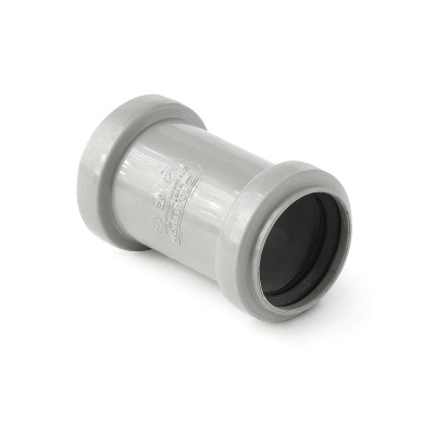 Муфта ПП Дн50 двухраструб. Pro Aqua, АВЕРС ГК