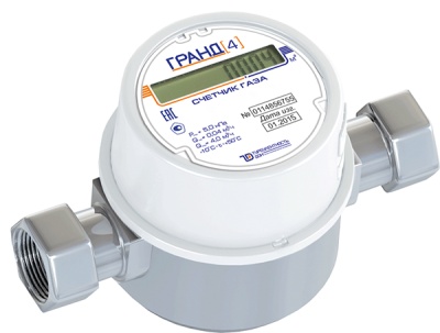 Счетчик газа Гранд G4 3/4 б/к, АВЕРС ГК