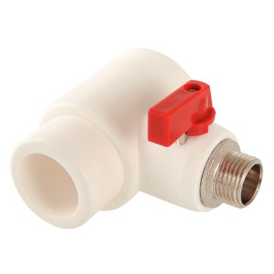 Тройник ПП коллект. с шар.кр. 40х1/2" конус VTp.781, АВЕРС ГК